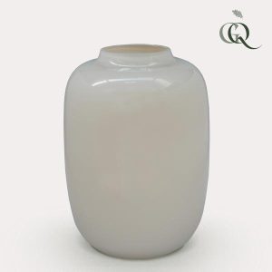 Glas Vaas Artic Ivory